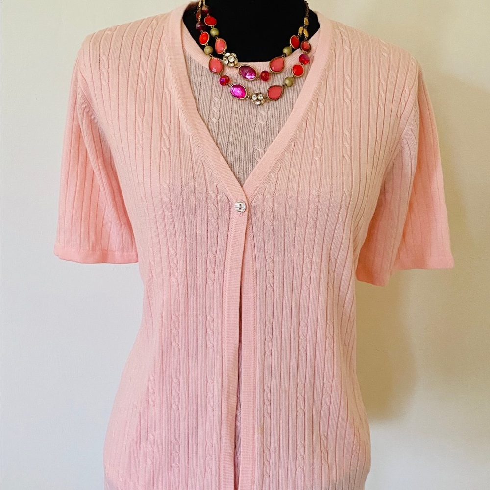 Soft Light Pink Sweater Set